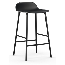 Form Barstool - Black - 65 cm or 75 cm - Normann Copenhagen