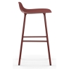 Form Barstool - Red - 65 cm or 75 cm - Normann Copenhagen