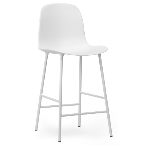 Form Barchair - White - 65 cm or 75 cm - Normann Copenhagen