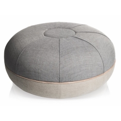 Pouf Fritz Hansen – Ø60 x H29 cm – Remix / Canvas Gris béton