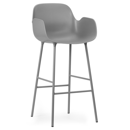 Form Bar Armchair - Grey - 65 cm or 75 cm - Normann Copenhagen