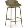 Hyg Barstool, metal legs – Olive - Normann Copenhagen