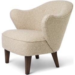 Fauteuil Ingeborg – Tissu Zero 001 + Chêne teinté foncé - Audo Copenhagen