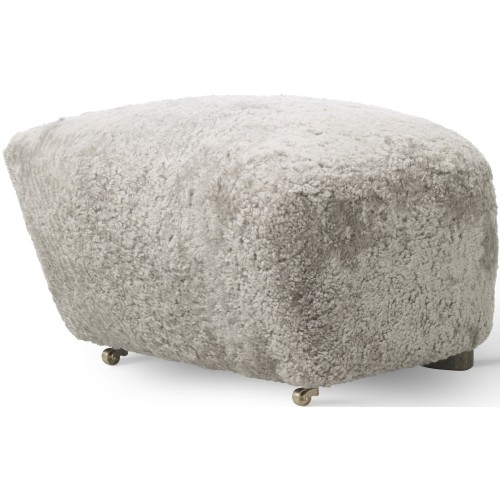 The Tired Man Pouf – Green Tea Sheepskin - Audo Copenhagen