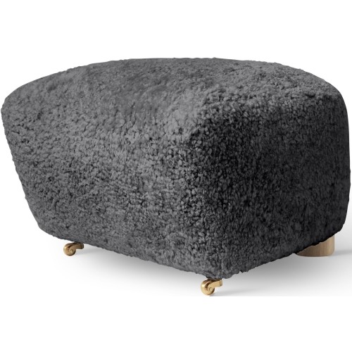 Pouf The Tired Man – Peau de mouton Anthracite - Audo Copenhagen