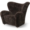 Fauteuil The Tired Man – Peau de mouton Espresso