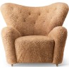 The Tired Man, Lounge chair – Honey Sheepskin - Audo Copenhagen