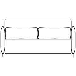 Cord Convertible Sofa - Softline