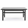 Black - 80 x 80 x H35 cm - Grow coffee table