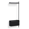 Pier System 1000 – PS Black Shelves + Black Anodised Aluminium Profiles - HAY