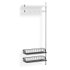 Pier System 1050 – PS White Shelves + Anthracite Wire Shelves + Anodised Aluminium Profiles - HAY