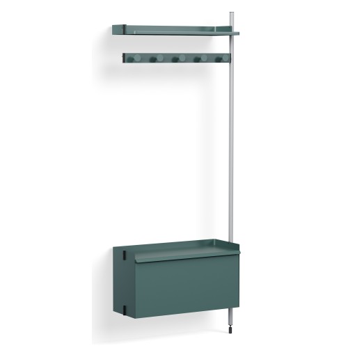 Pier System 1060 – PS Blue Shelves + Anodised Aluminium Profiles - HAY