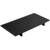 100x50cm – Black beech – Bjork table extension - FDB Møbler