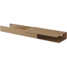 Folded shelf - Plateforme - Burnt Orange - Muuto