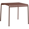 82.5 x 90 cm table - Palissade Iron red - HAY