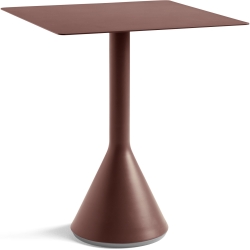 65 x 65 cm cone table - Palissade Iron red - HAY