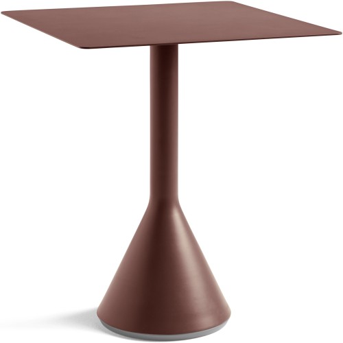 65 x 65 cm cone table - Palissade Iron red - HAY