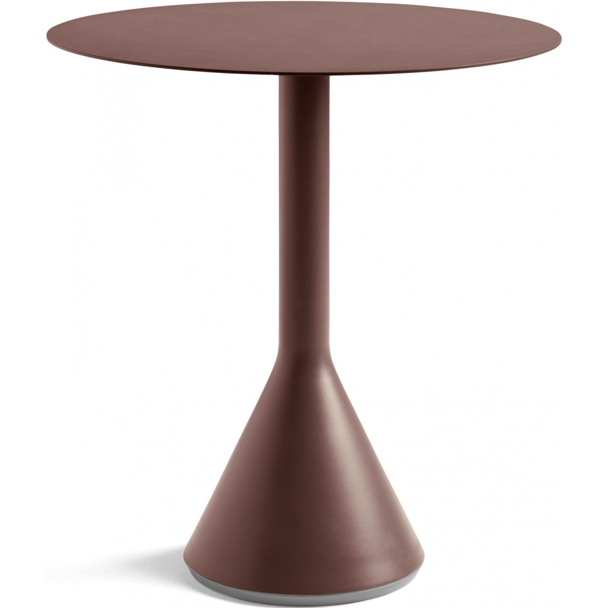 Ø70 cm cone table - Palissade Iron red