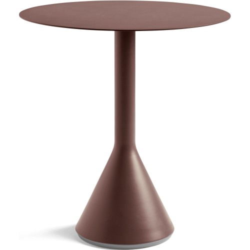 table cône Ø70 cm - Palissade Iron red - HAY