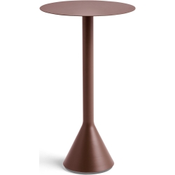 table haute cône Ø60 x 105 cm - Palissade Iron red - HAY