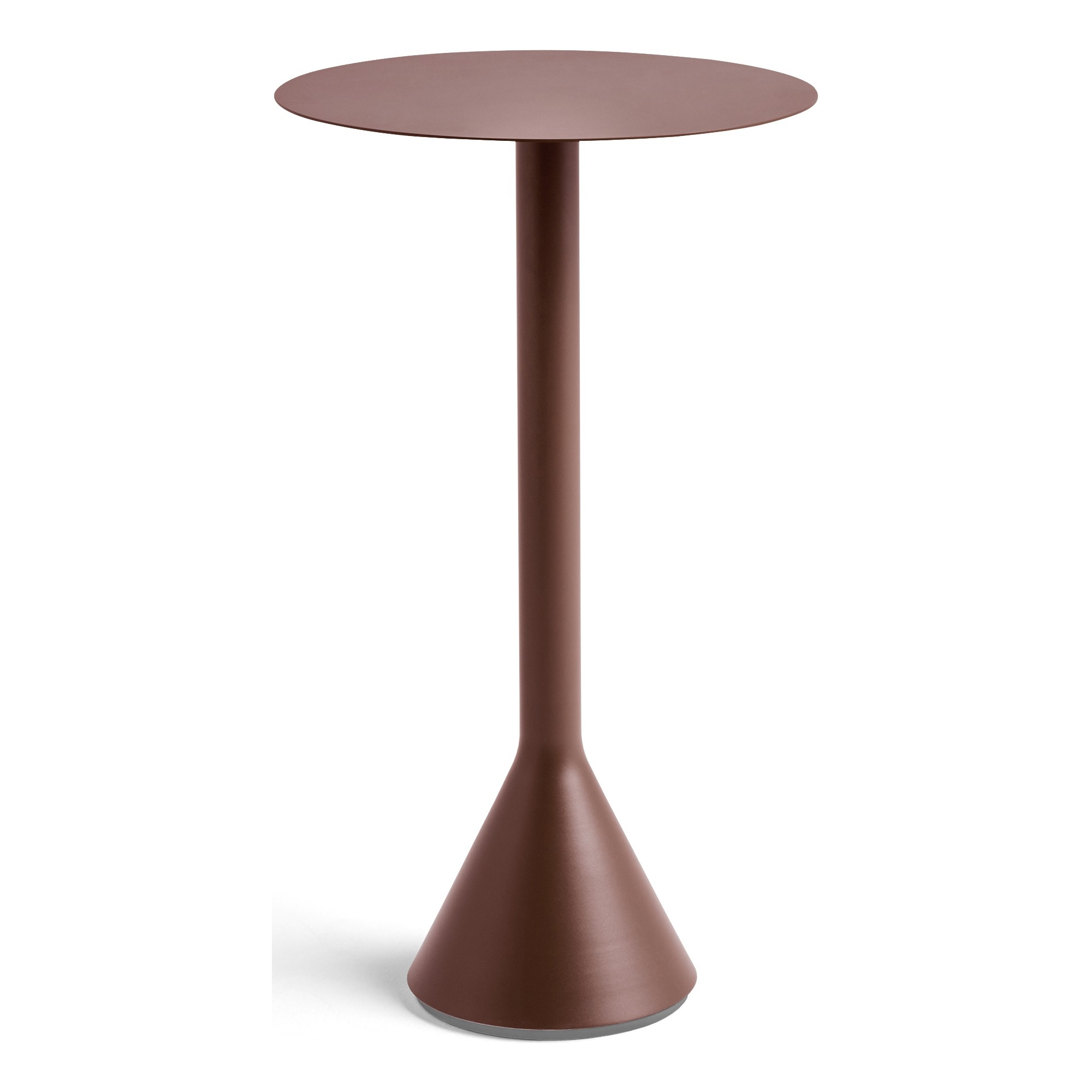 table haute cône Ø60 x 105 cm - Palissade Iron red - HAY