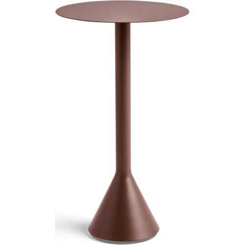 Ø60 x 105 cm cone high table - Palissade Iron red - HAY