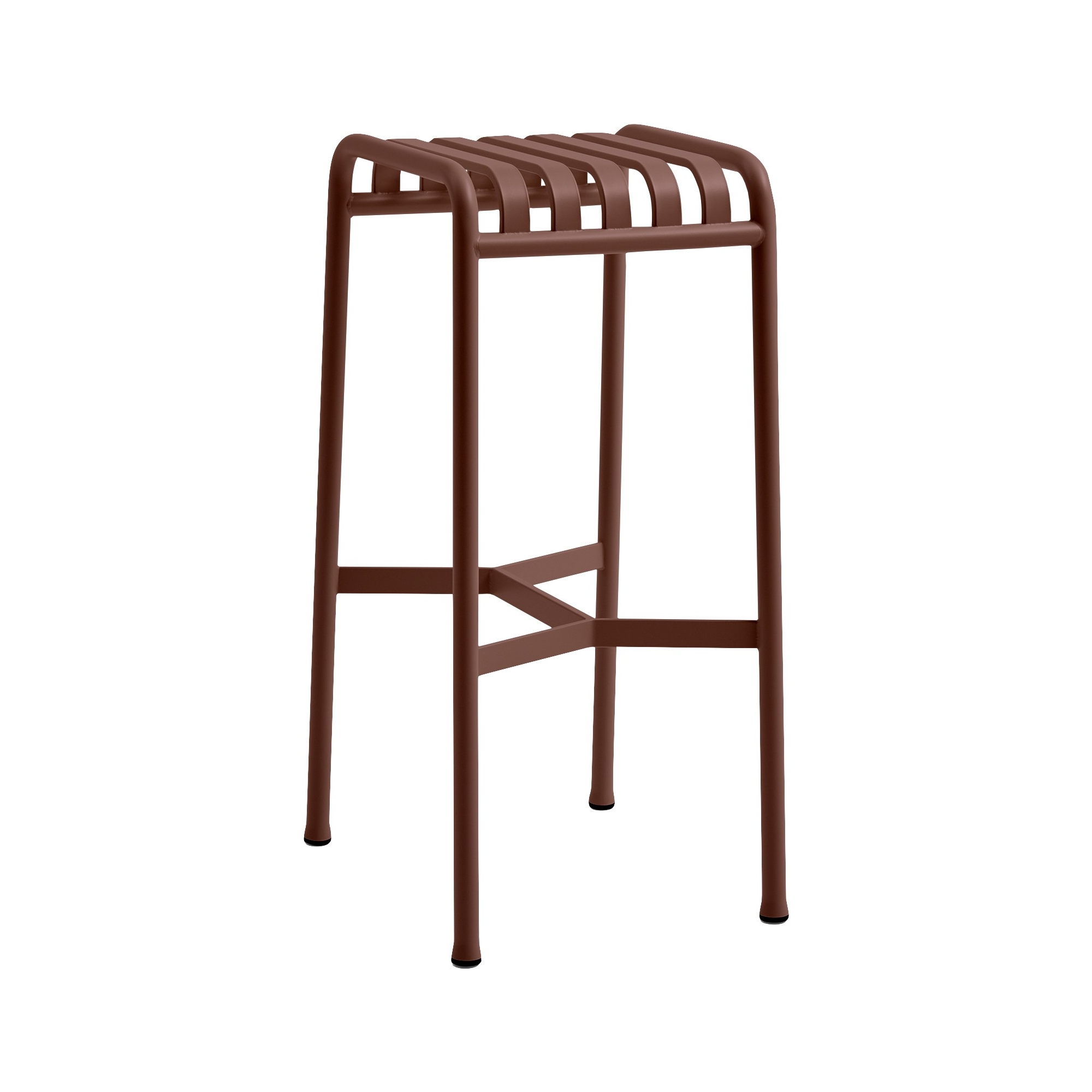 Barstool - Palissade Iron red - HAY