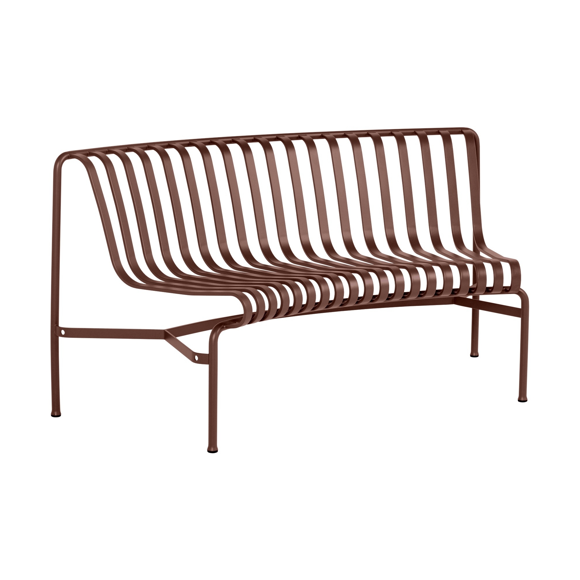 banc de table in - Palissade Park  Iron red - HAY