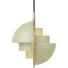 Gubi – Multi-Lite Small Ø25,5 cm pendant, brass and desert sage