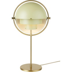 Gubi – Multi-Lite table lamp, desert sage and brass