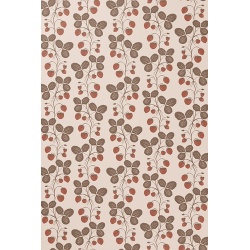 papier peint Strawberry field - Rose - Ferm Living