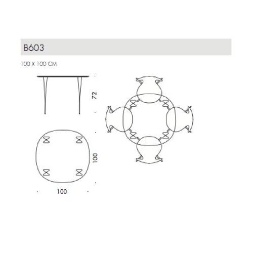 B603 - Table Serie - Fritz Hansen