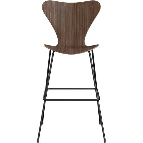 Walnut + Black – Series 7 stool