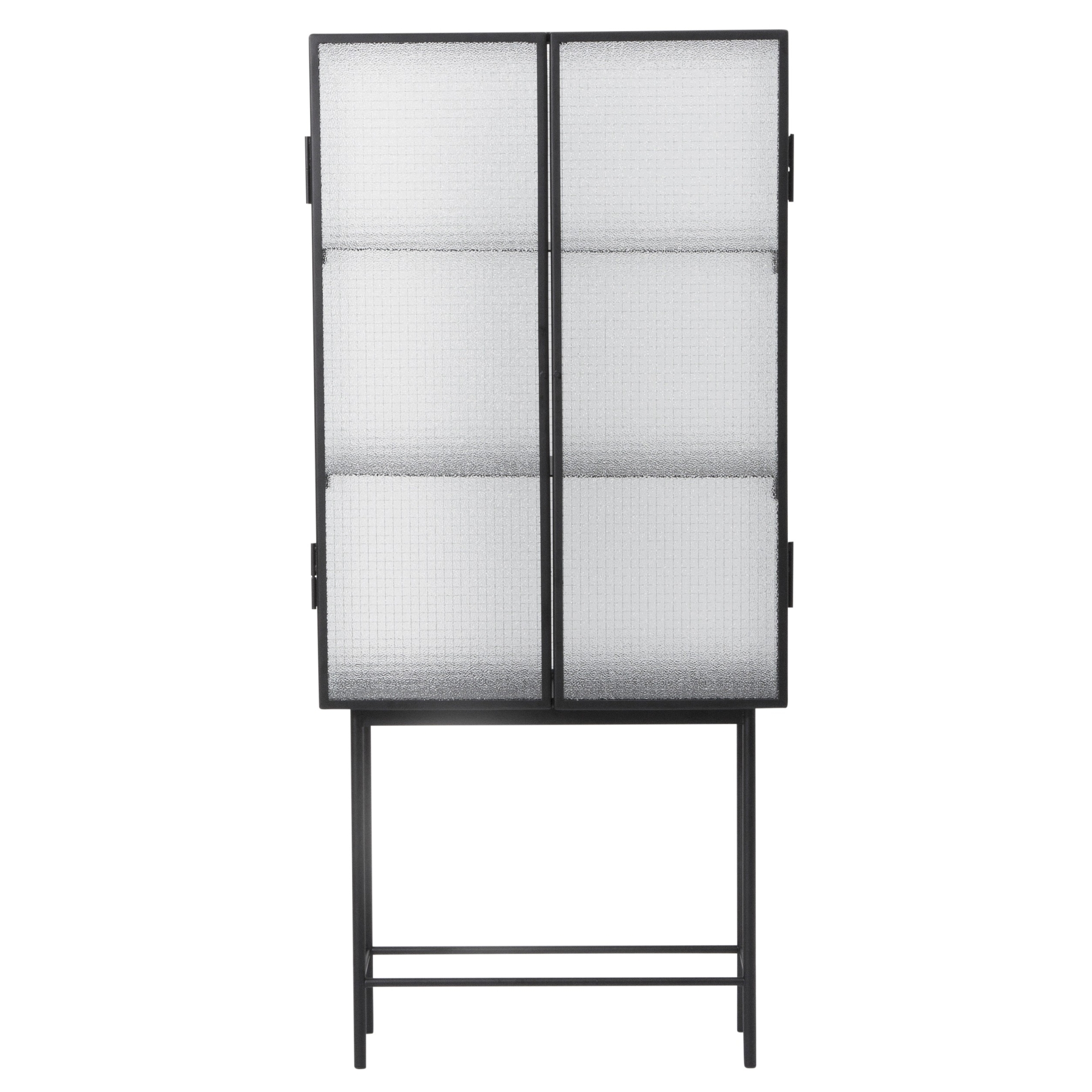 Haze vitrine - black - wired glass - Ferm Living