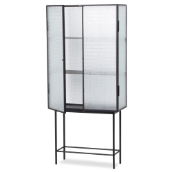 Haze vitrine - black - wired glass - Ferm Living