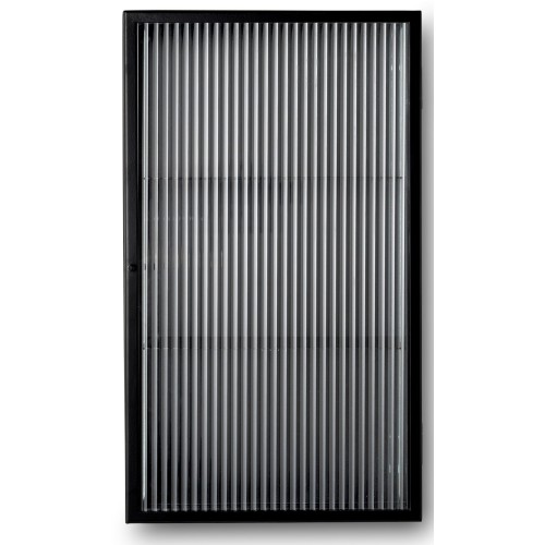 Armoire murale Haze - noir - verre strié - Ferm Living