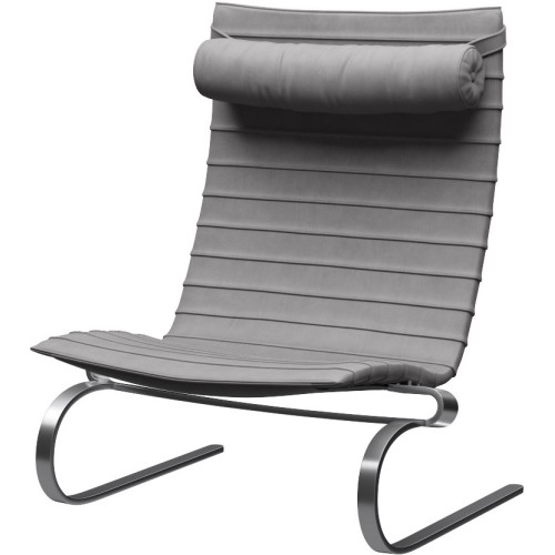 Fauteuil PK20 – Cuir Embrace Concrete - Fritz Hansen