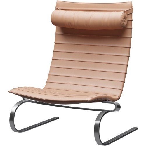 PK20 Lounge chair – Rustik leather - Fritz Hansen