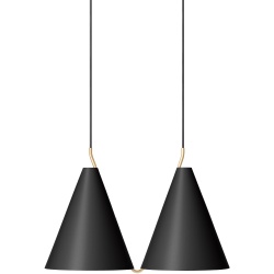 Mosaik Pendant – Sidebyside II – Black - Lyfa