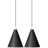 Mosaik Pendant – Sidebyside II – Black - Lyfa