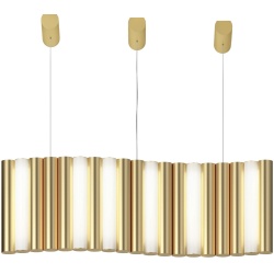 Gamma L19 Pendant – Satin brass - CVL Luminaires