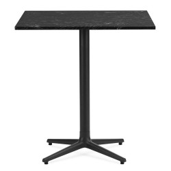 Black marble – Allez Table 4L - 70 x 70 x H75cm - Normann Copenhagen