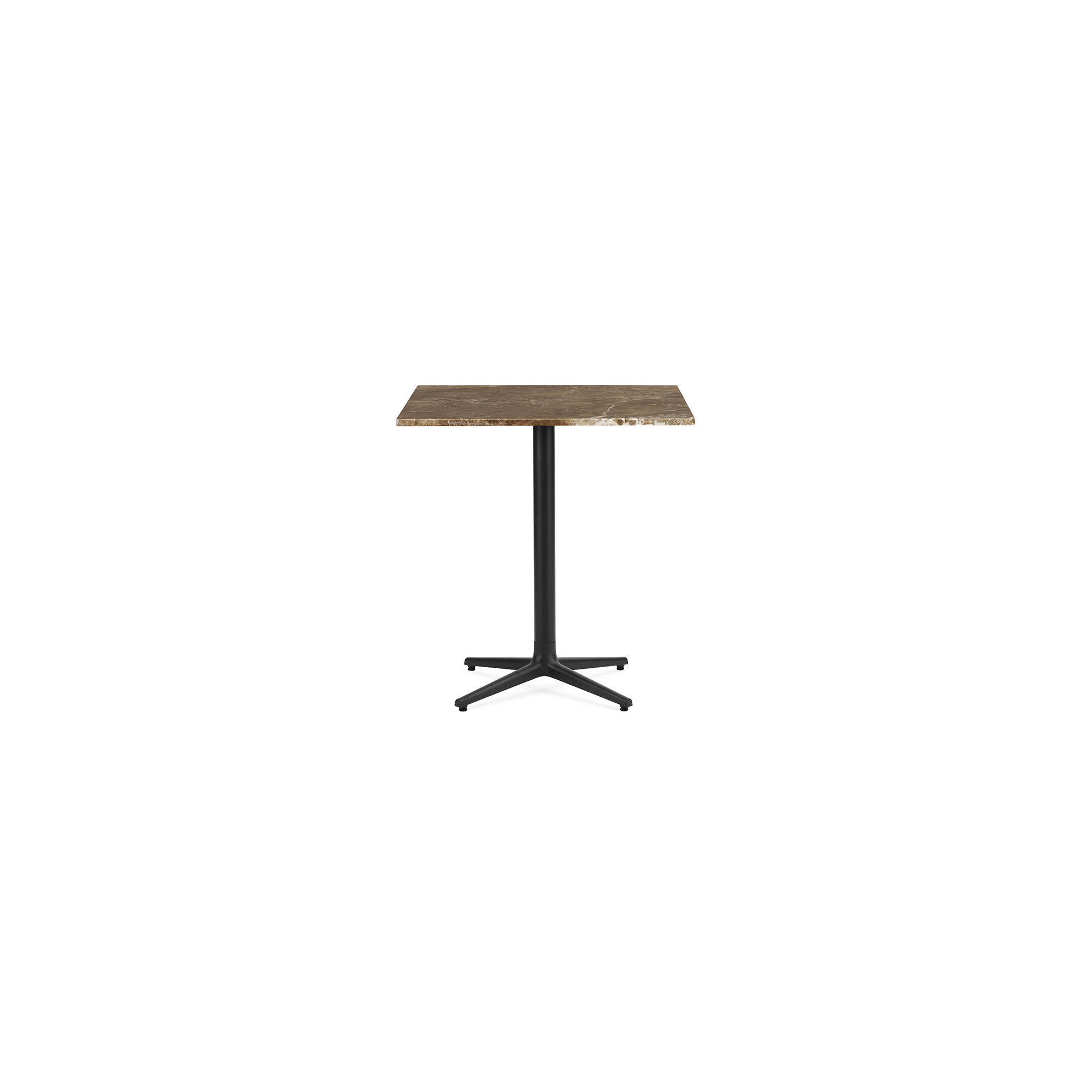 Marbre sable – Table Allez 4L - 70 x 70 x H75cm - Normann Copenhagen