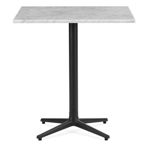 Marbre blanc – Table Allez 4L - 70 x 70 x H75cm - Normann Copenhagen