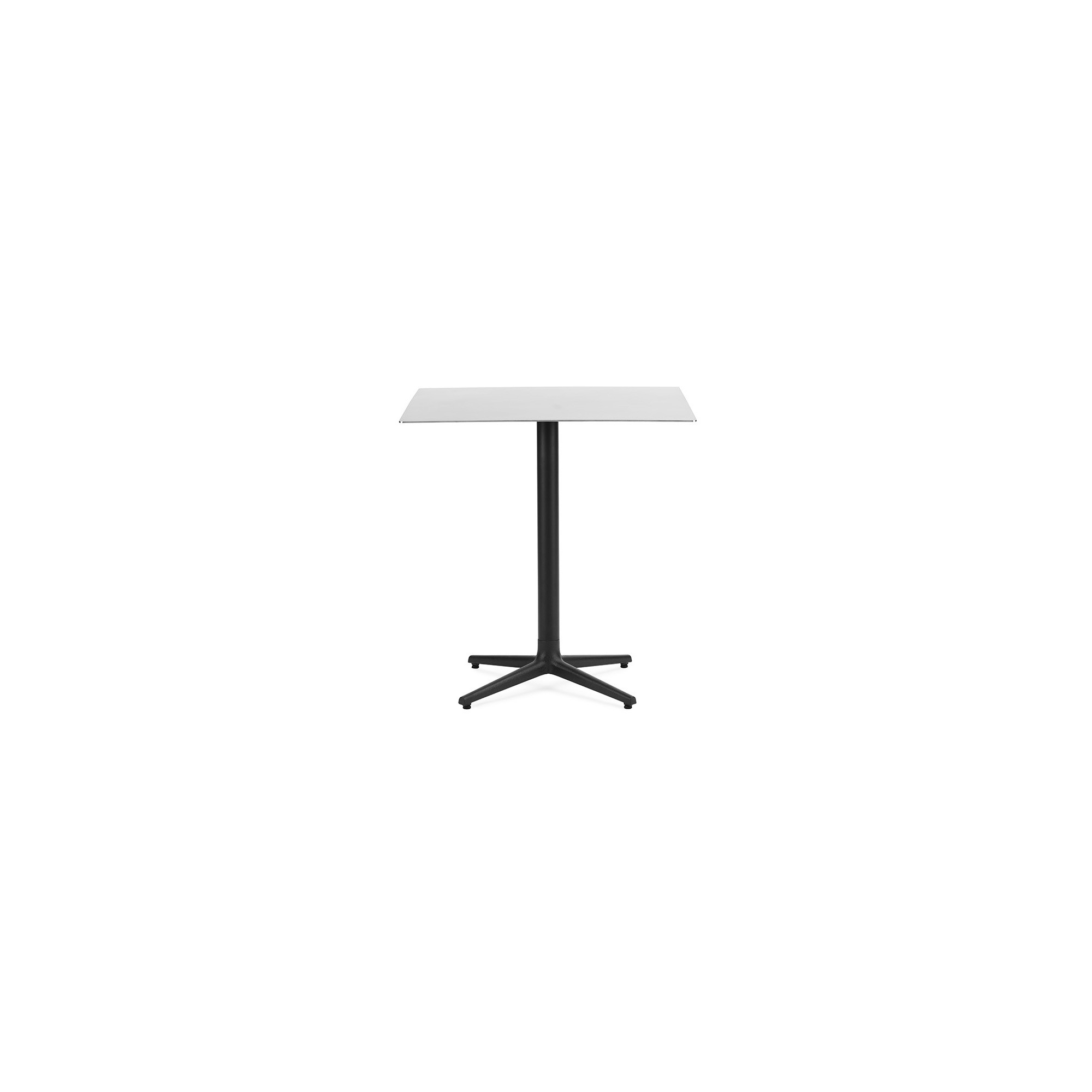 Acier inoxydable – Table Allez 4L - 70 x 70 x H75cm - Normann Copenhagen