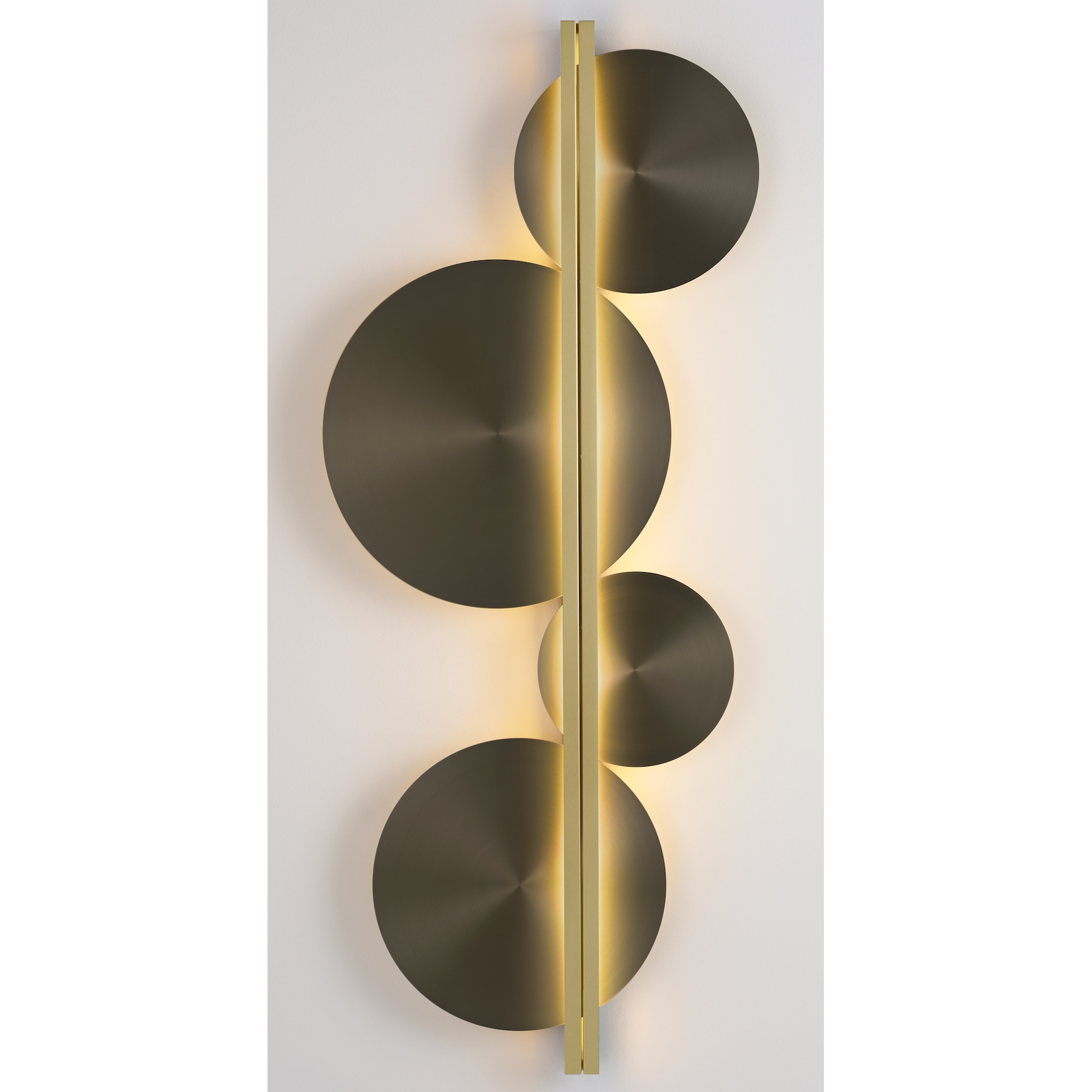 Strate Moon Wall lamp – Satin Brass / Satin Graphite - CVL Luminaires