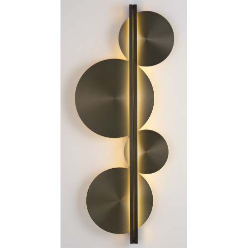 Strate Moon Wall lamp – Satin Graphite / Satin Graphite - CVL Luminaires