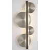 Applique Strate Moon – Graphite Satiné / Nickel Satiné - CVL Luminaires