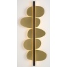 Strate Stone Wall lamp – Satin Graphite / Satin Brass - CVL Luminaires