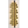 Strate Score Wall lamp – Satin Graphite / Satin Brass - CVL Luminaires